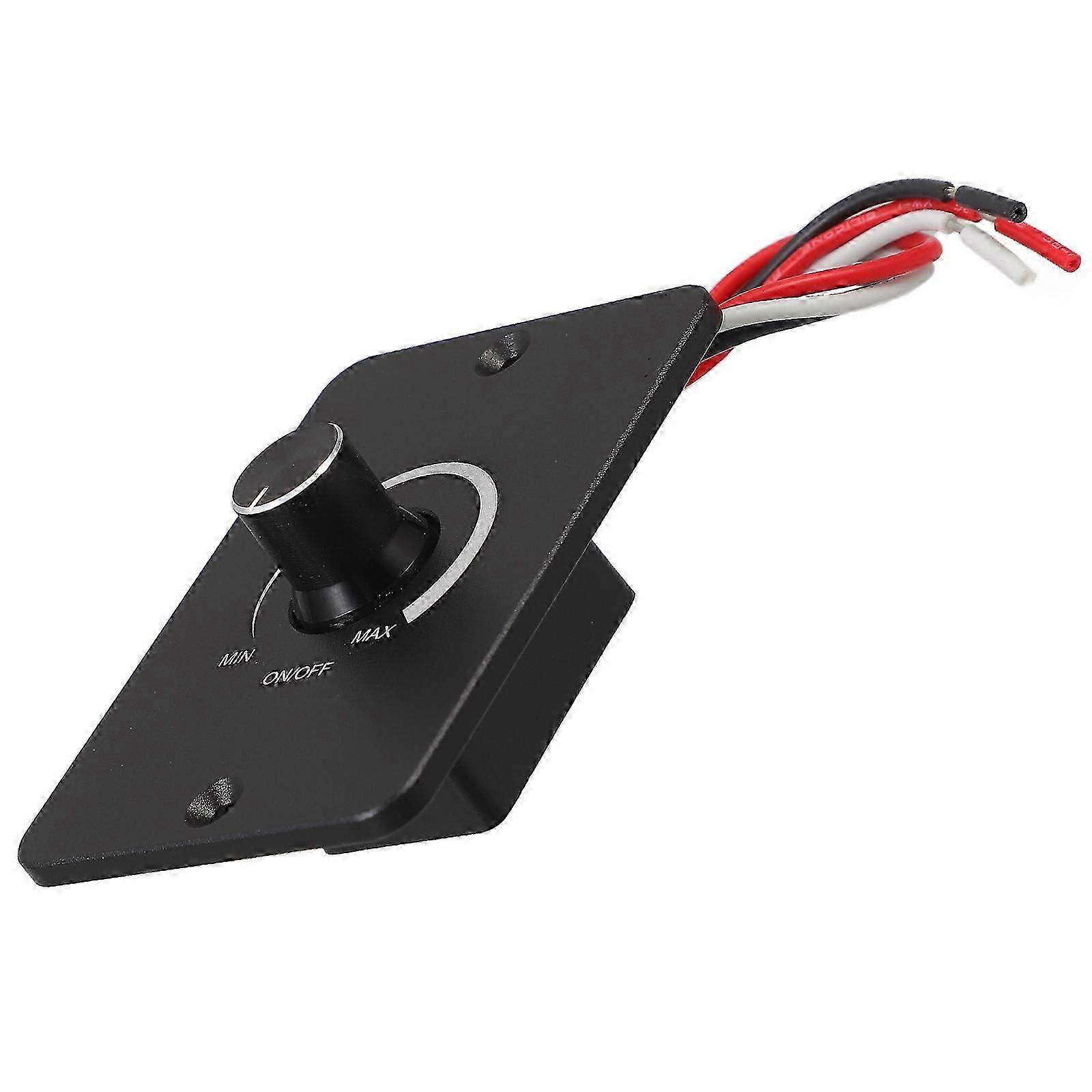 Trailer Light Switch For Rv Interior Lighting Control Black 7.00X5.00X0.30CM Dimming Function 1Set