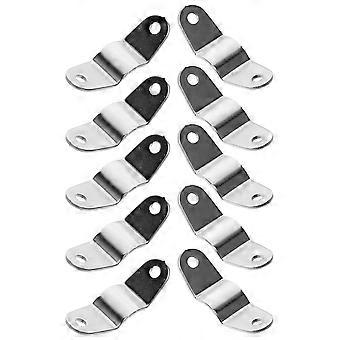 10pcs Iron Drum Kit Bracket Connectors Heavy Duty Snare Drum Lug Stable Drum Brackets Easy Install Drum Hardware Musical Instrument Accessory