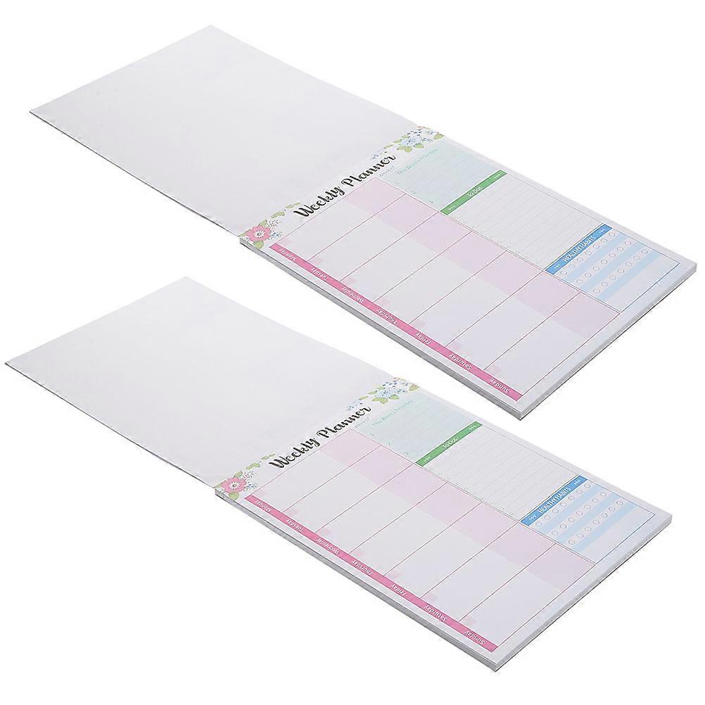 Weekly Planner Tear Off Notepad for Office 4Pcs Memo List Notepad