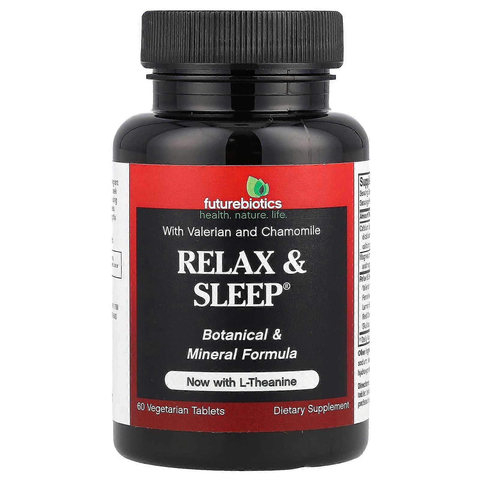 FutureBiotics, Relax & Sleep, 60 Vegetarian Tablets