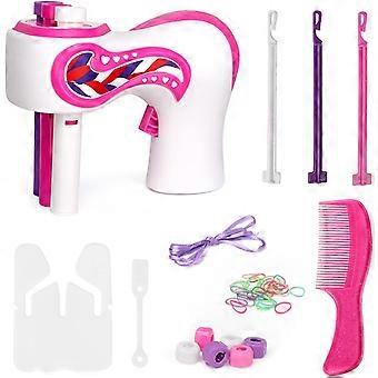Automatisches Haarflechtset, elektrische Haarwebmaschine, Twist-Strickrolle, Flechtstyling-Werkzeuge für Mädchen, Geschenk