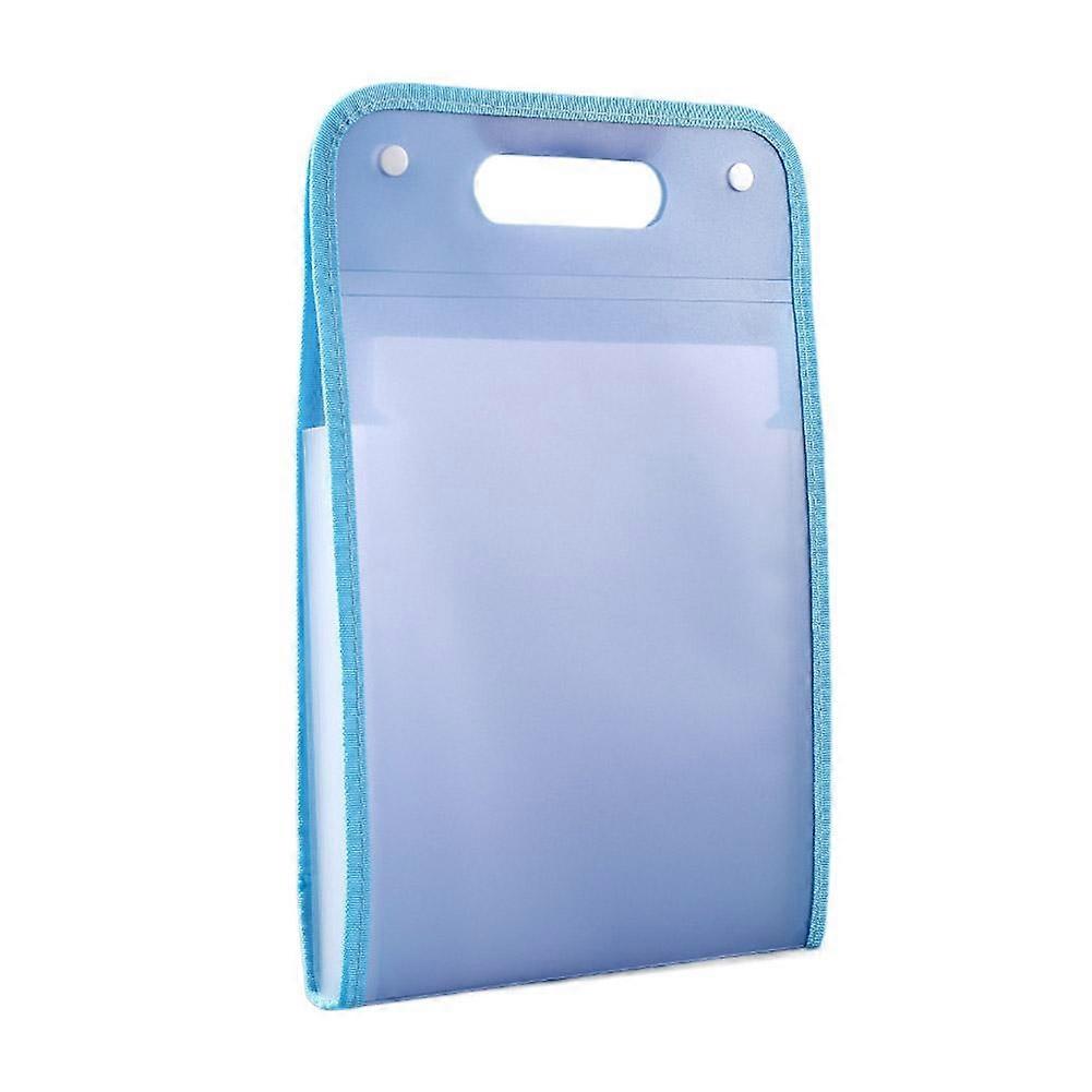 13 Layer A4 Handheld Vertical Folder Organ Bag Large Capacity File Paper Pp Cover Expanding F4