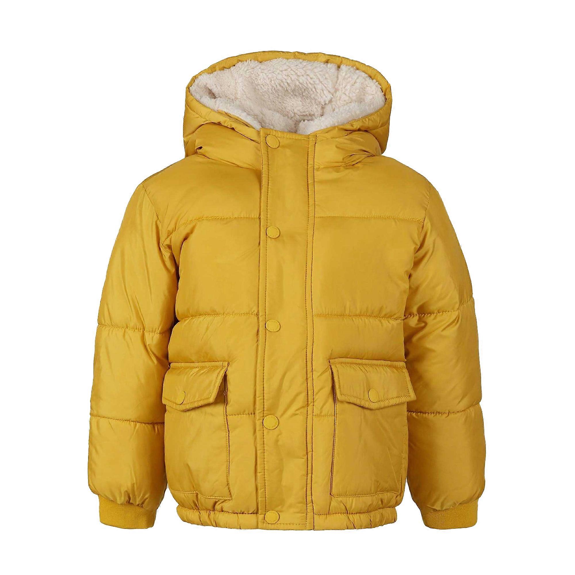 Minoti jongens gewatteerde teddyfleece jas