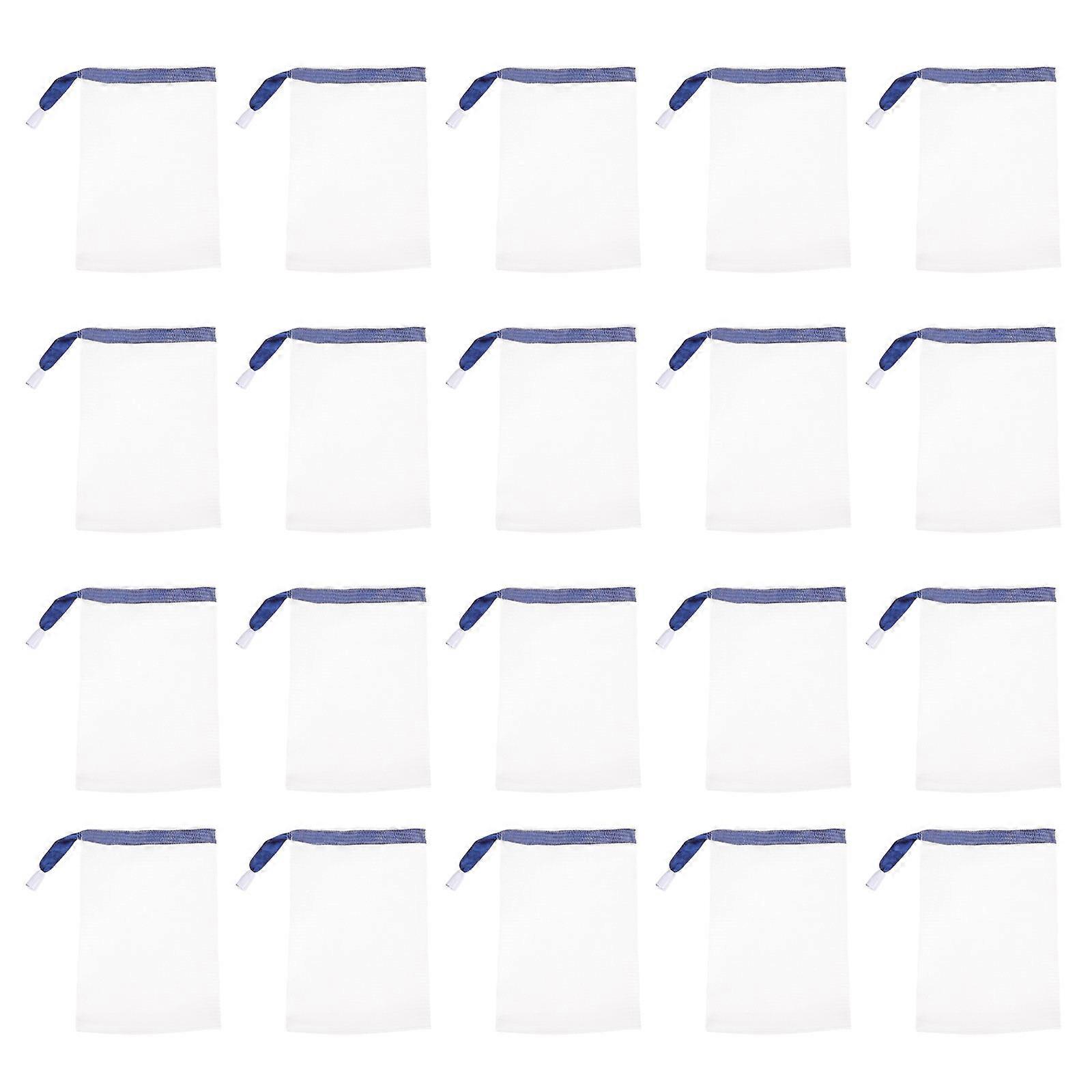 Bathroom Use Soap Bubble Pouch for Soap Cleaning 60Pcs Set