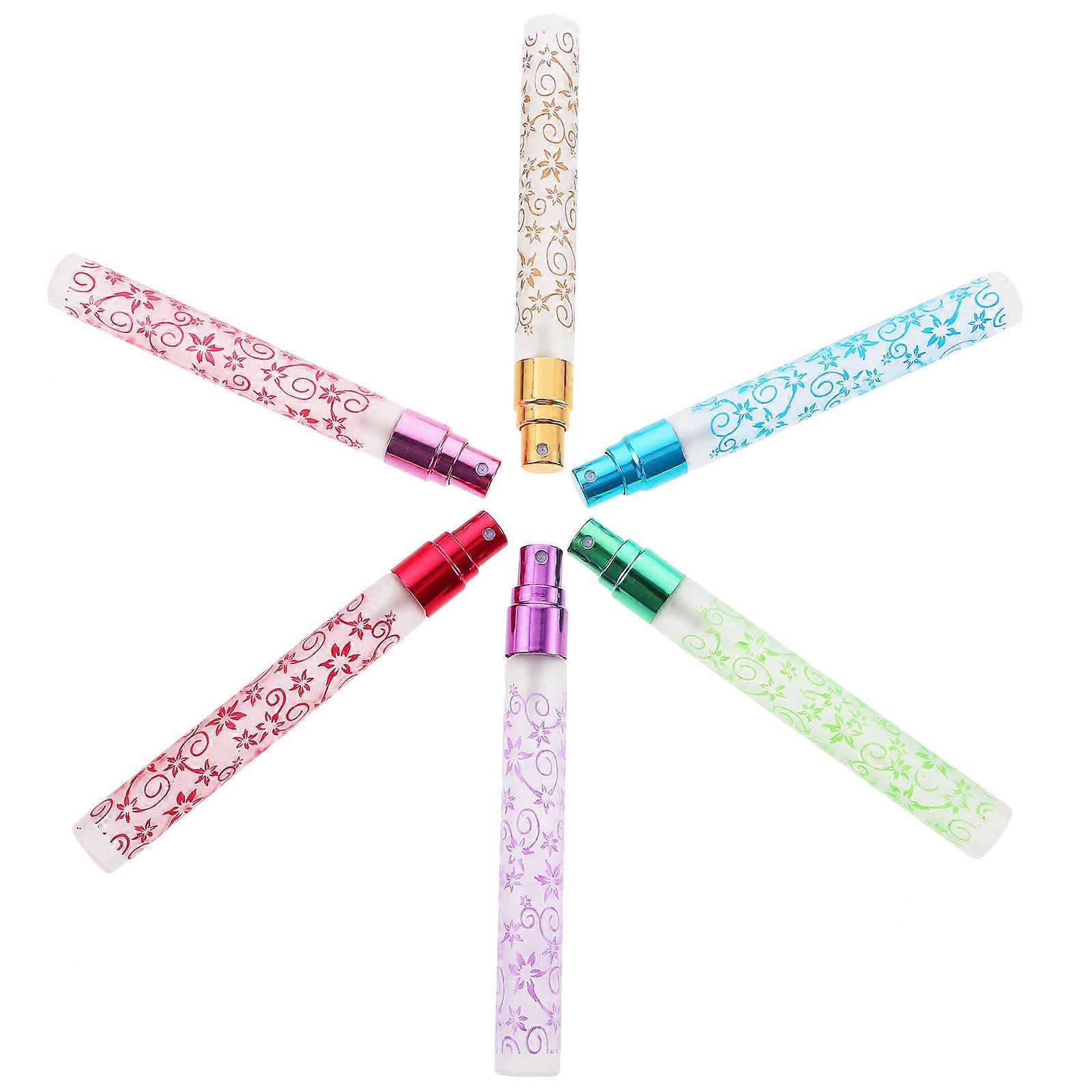 Portable Spray Bottle Glass Atomizers for Makeup 6Pcs Refillable Bottles