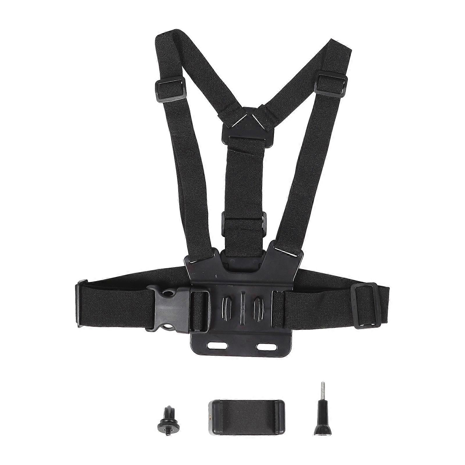 Sports Camera Strap Camera Chest Strap for Fixing Use 1Set Adjustable Polyester ABS