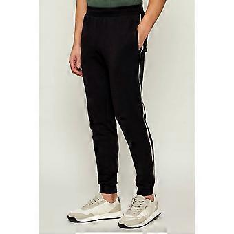 Men's EA7 Emporio Armani Ea7 | Emporio Armani 7m001482 Af12660 Contrast Logo Tape Detail Jogger - Black