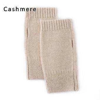 Thick and Warm/Mountain Autumn/Winter Solid Color Simple Gloves Exquisite Knitted Anti Cold Elegant Women's Gloves