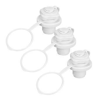 3pcs Inflatable Plug Replacement: Air Mattress Plug Kayak Air Valve 22mm Thread - Spiral Screw Valve for Quick Inflate & Deflate Anti-Leakage for Ding