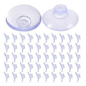 300pcs Suction Cups For Glass: 20mm/0.8" Glass Table Suction Cups Anti-Slip - Clear Plastic Sucker Pad For Windows Desktops - Mini Hanger Pads