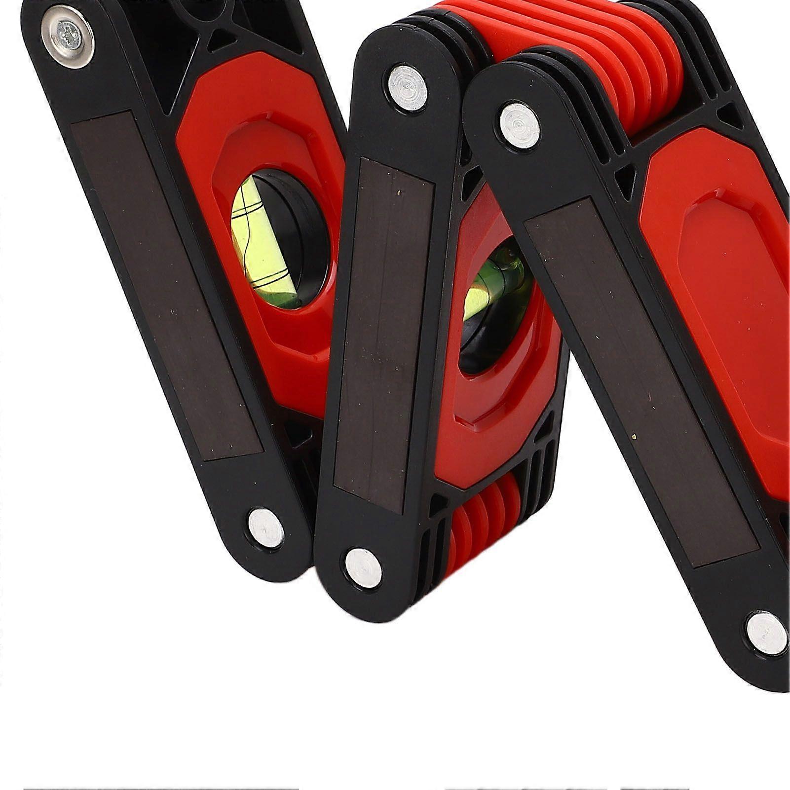 Foldable Bubble Level Ruler with Magnet High Accuracy Expandable Level Angle Measuring Tool