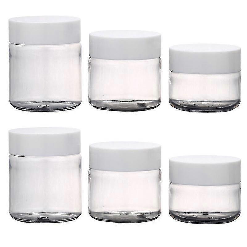 6pcs container bottle, Plastic Cosmetics Jars