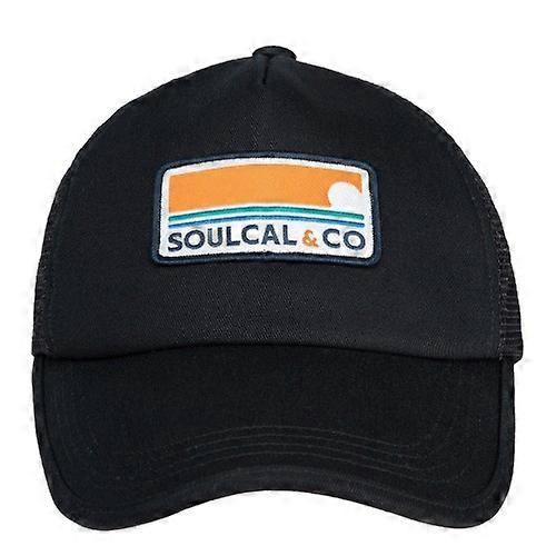 SoulCal Mens Embroidered Patch Trucker Cap