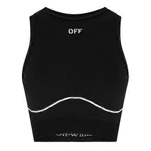 Off White Womens/Ladies Seamless Crop Top