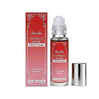 Perfumy w roll-on o zapachu wanilii i piżma, lekkie, przenośne, rozmiar podróżny 10 ml