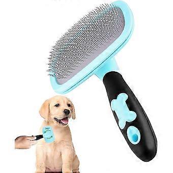Licker Brush Large,360 Degree Rotation Flexible Slicker Brush For Long Haired Dog