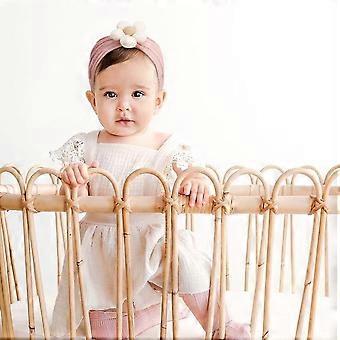 BQUBO Baby Flower Headbands Baby Girls Nylon Headbands Stretchy Hairbands Handmade Hair Accessories for Newborn Infant Toddlers Kids Baby Essentials 3