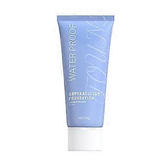 Liquid Foundation Full Coverage Waterproof Oil Control for Oily Skin, Lightweight Matte 60ml