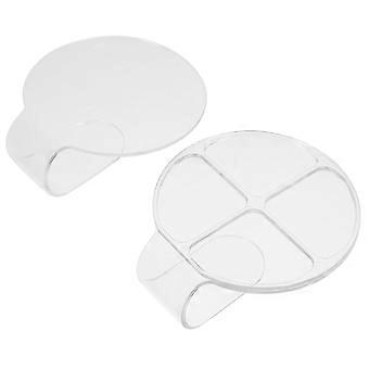 2pcs Makeup Mixing Palette with Easy Clean Surface for Foundation and Eyeshadow Mixing