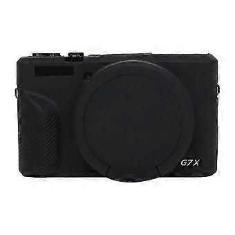 Silicone Camera Case Compatible with Canon PowerShot G7 X Mark III, Protective Lens Cover, Anti-Scratch