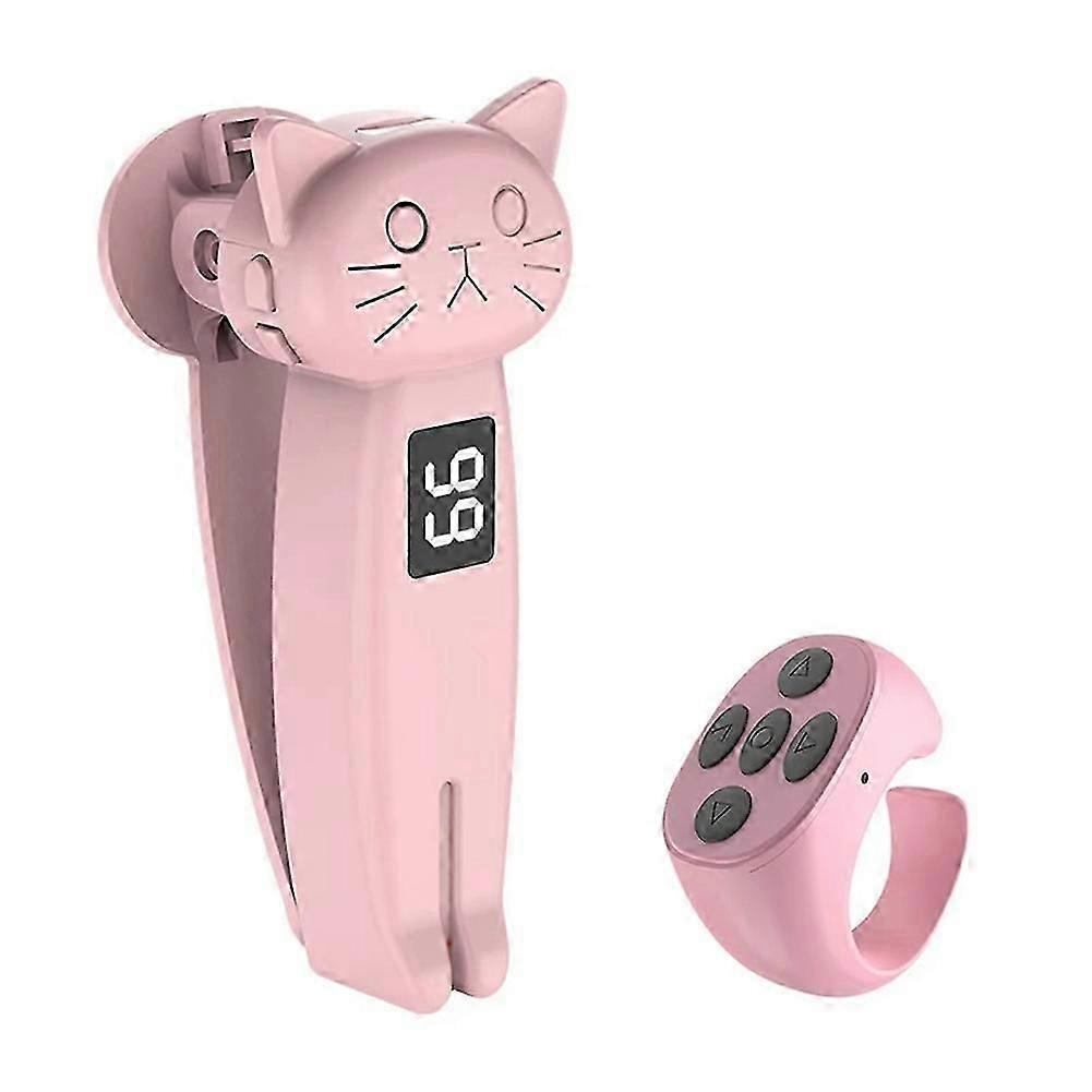 Remote Control Page Turner E-Reader Controller Bluetooth Phone Screen Auto Clicker Camera Shutter for Live Streaming CHP