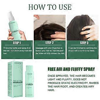 Spray capillaire naturel rafrachissant  schage rapide EELHOE 100 ml, contrle de l'huile, sans rinage