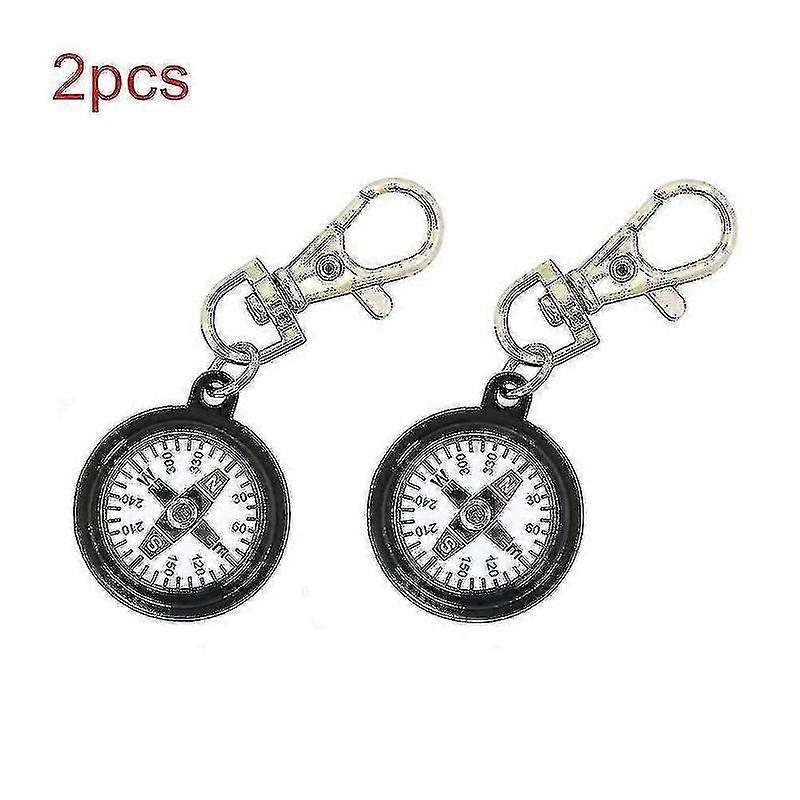 outdoor camping compass mini survival keychain navigator