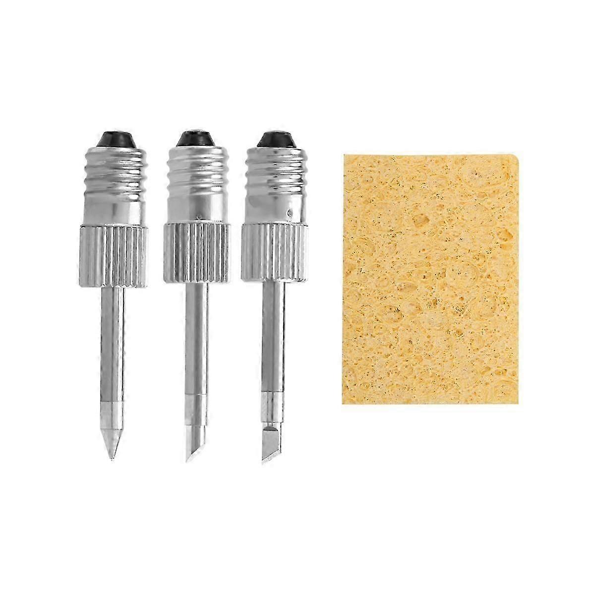 Brass soldering tips for E10 interface - 3pcs welding iron heads
