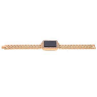 Touchscreen Display Watch Rose Gold Rhinestone Women Watch