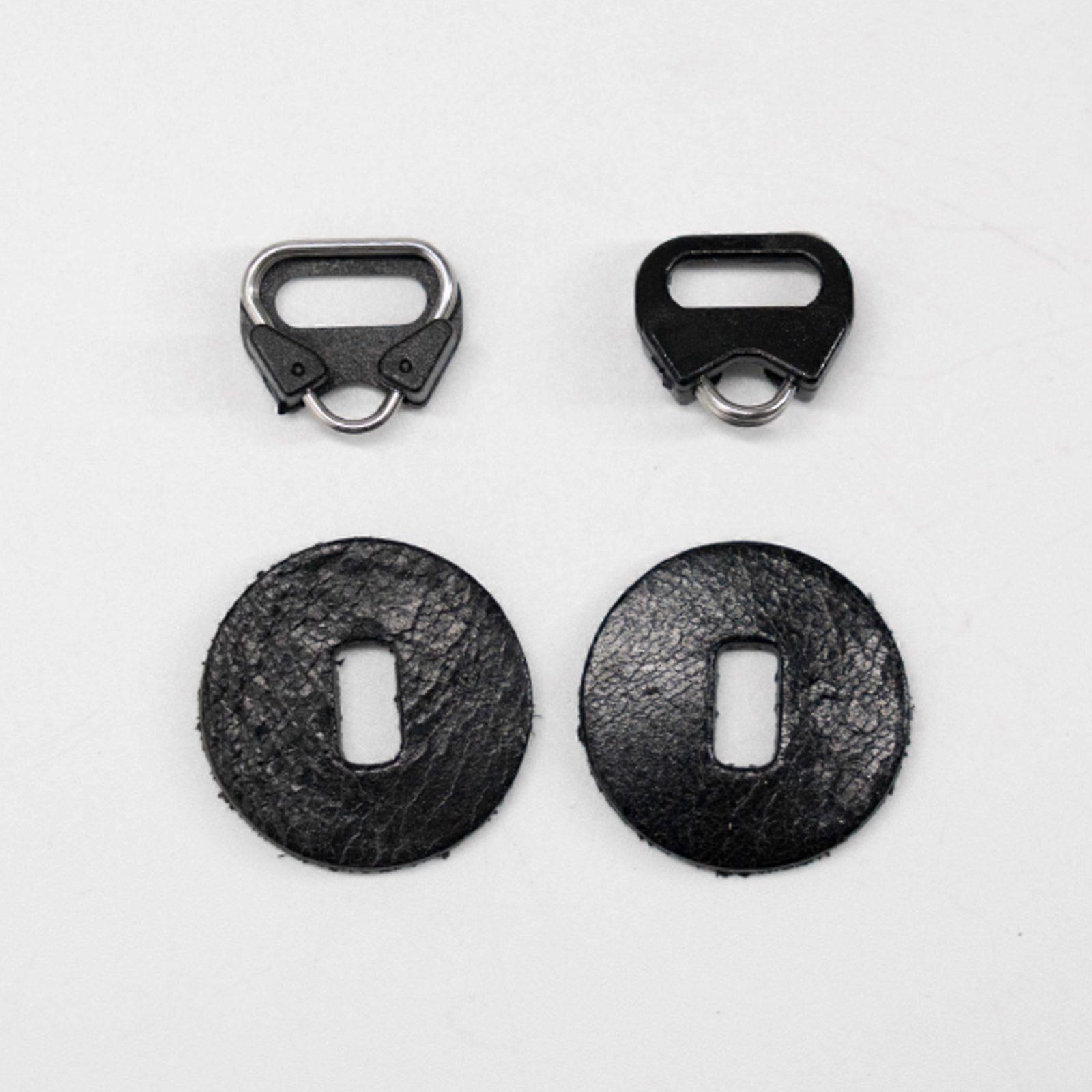 Strap Adapter Triangle Ring Camera Accessory Set with Genuine Leather Padst