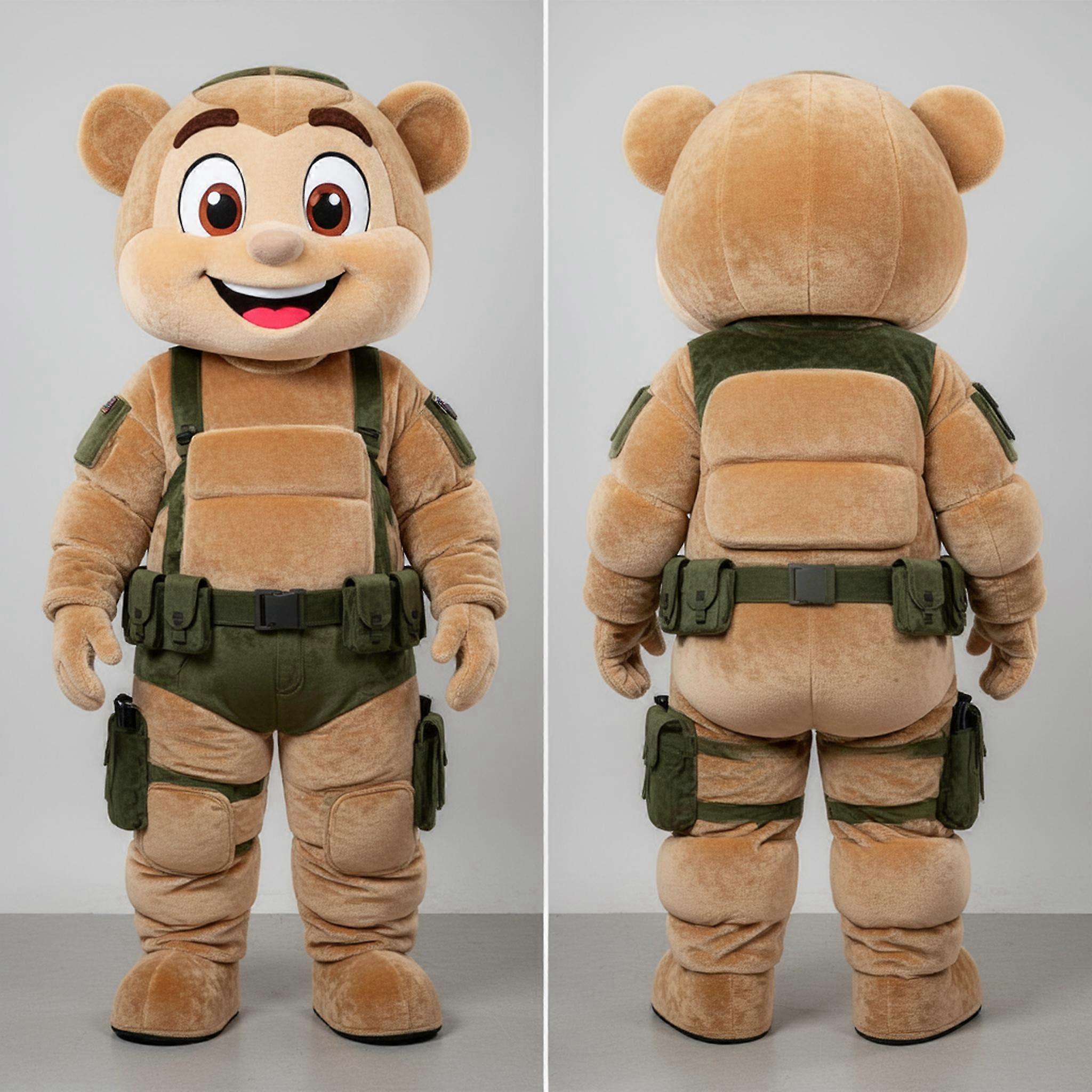 MASTICOT Tan Padded Commando Mascot