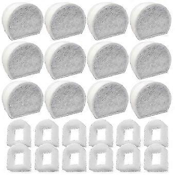 24 Pack Foam Pre-Filters and Carbon Filter Compatible with PetSafe Drinkwell Fountain INOX 360 Avalon Pagoda Seascape an bien374 Edition 0907
