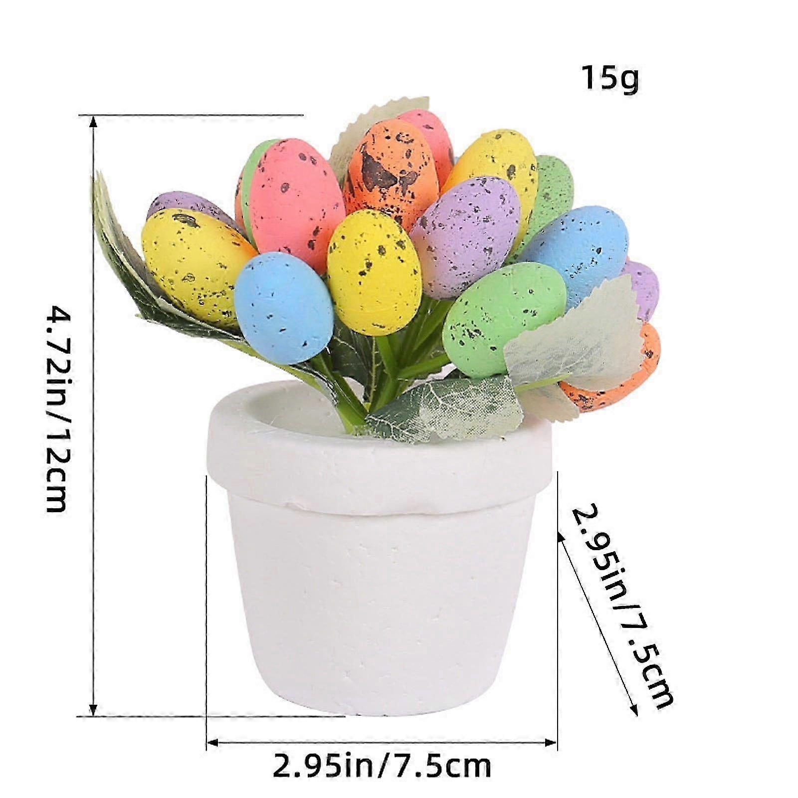 Lifelike Foam Easter Egg Pot