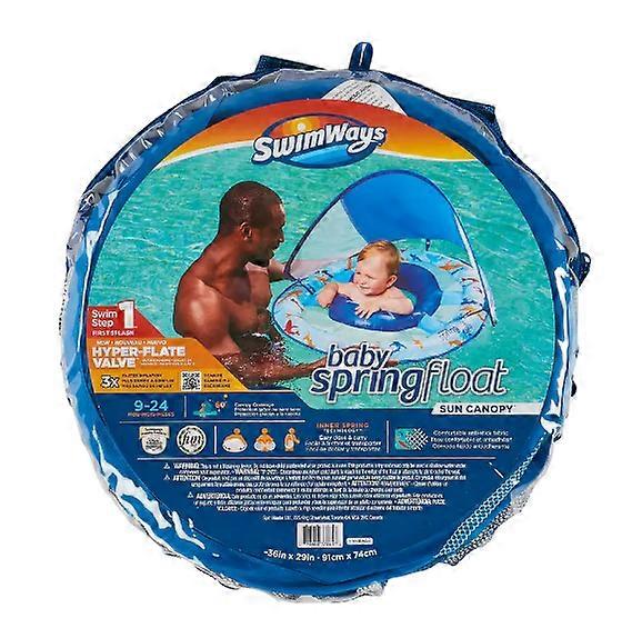 Blue Shark Spring Float with Hyper Flate Valve - Coral Reef