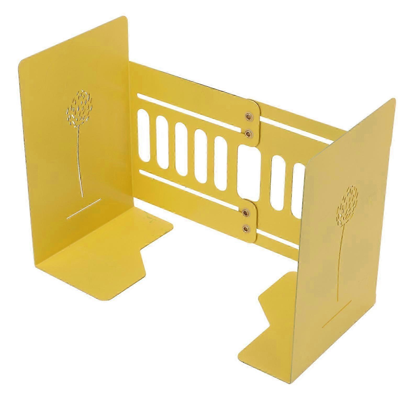 Retractable Adjustable Bookends Stable Elegant Decorative for Home Office School