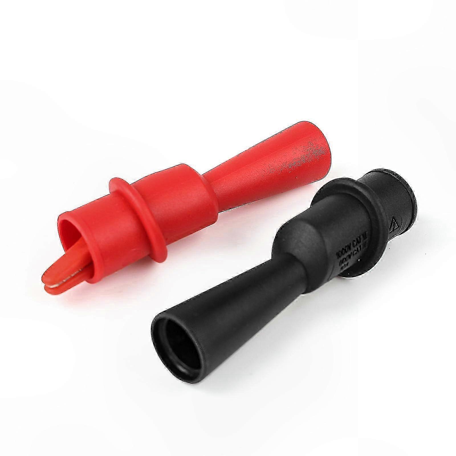 Insulated Alligator Clips compatible with Multimeter Replacement with Flexible Boots
