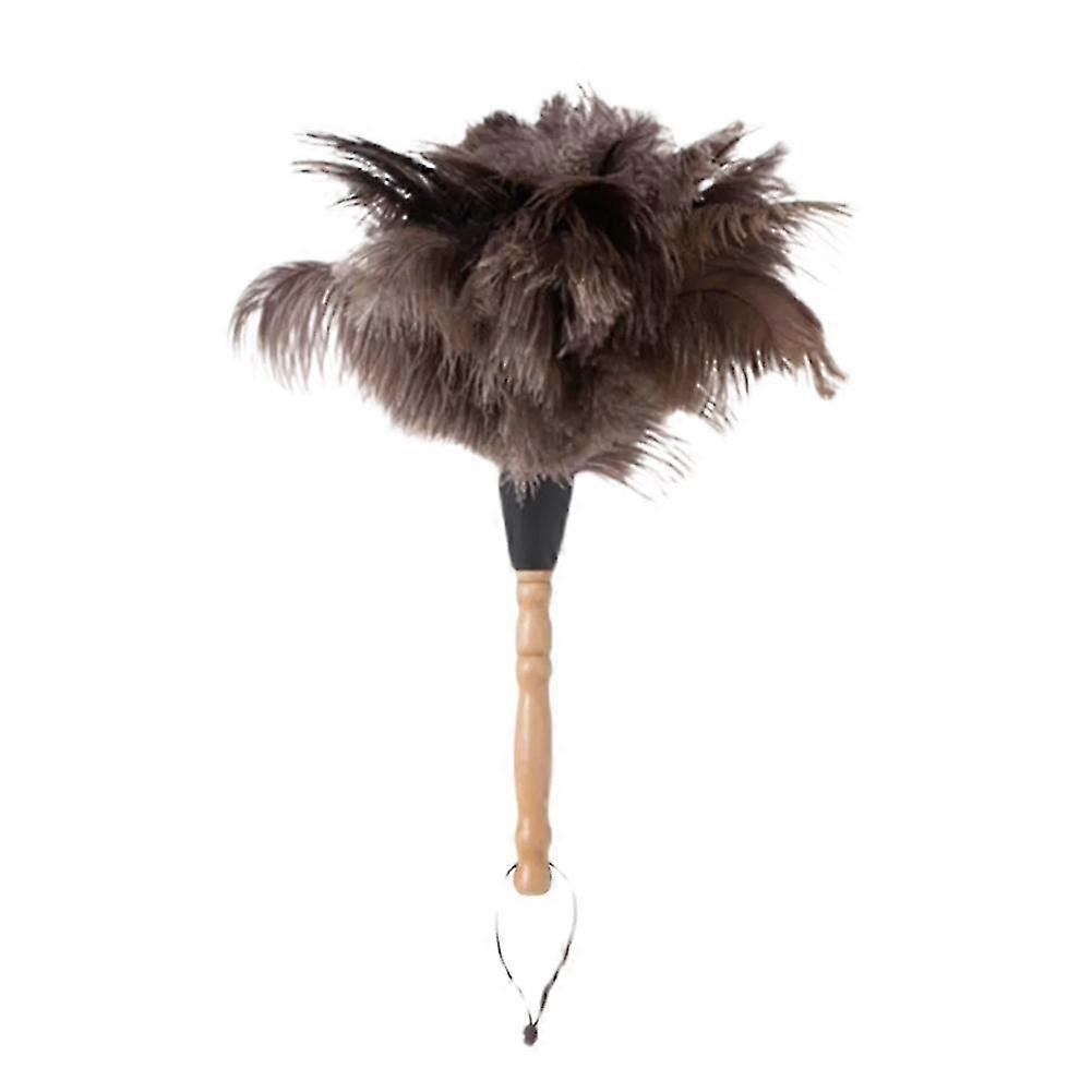 Solid Wood Ostrich Feather Duster