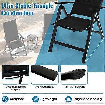 Opvouwbare Tuinstoel - Campingstoel - Balkonneel - Vouwstoel - Bistrostoel