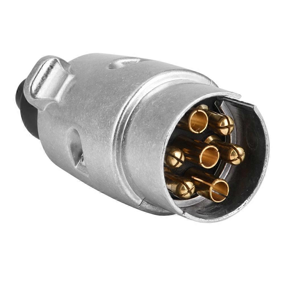 12V 7Pin Car Electric Socket Trailer Socket Adapter Plug for Caravan Trailer