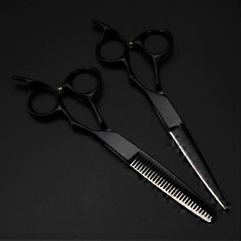 6 Inch Professional Hair Cutting Scissors Set, 440C Stainless Steel Barber Shears for Precise Clean Cutting