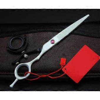 6.0 Inch Hair Thinning Scissors Japanese 440C Stainless Steel Sharp Edge White Professional Salon Shears