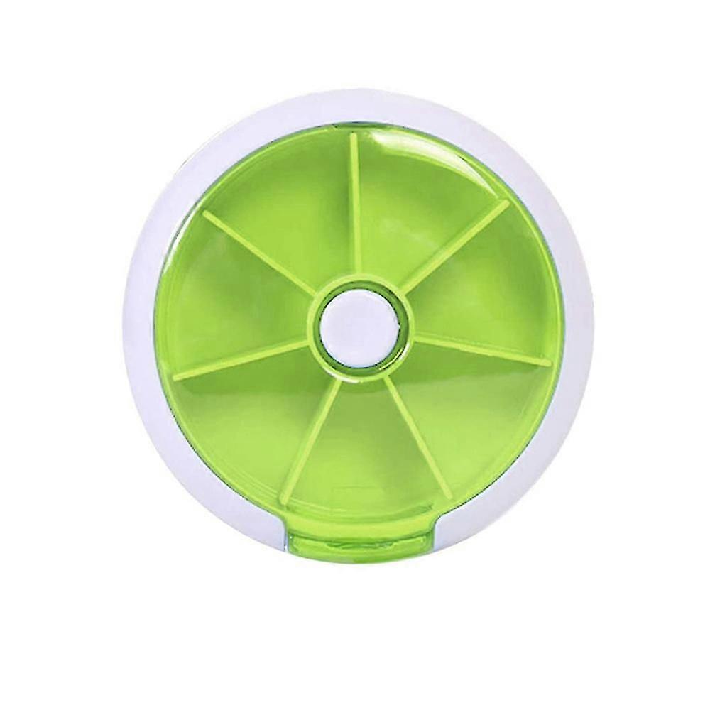 Mini Round 7-Day Rotating Pill Organizer
