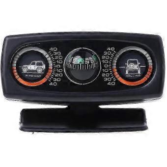 Inclinometer, 3 In 1 Car Compass Inclinometer Angle Slope Level Meter Finder Gradient Balancer 205.