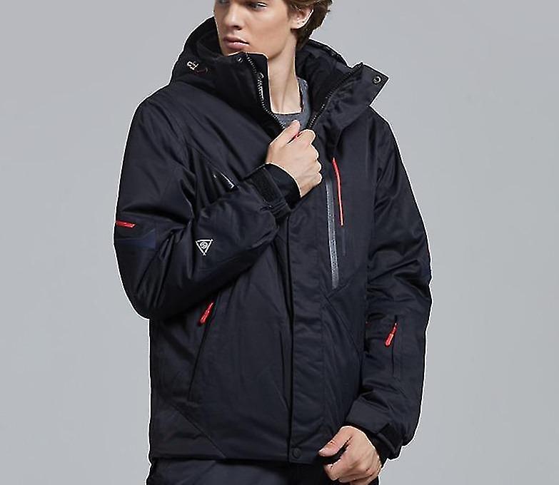Men Winter Warm, Snow Cotton Double, Waterproof Jacket