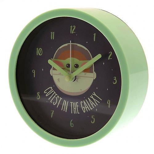 Star Wars: The Mandalorian Cutest In The Galaxy Analogue Desk Clock