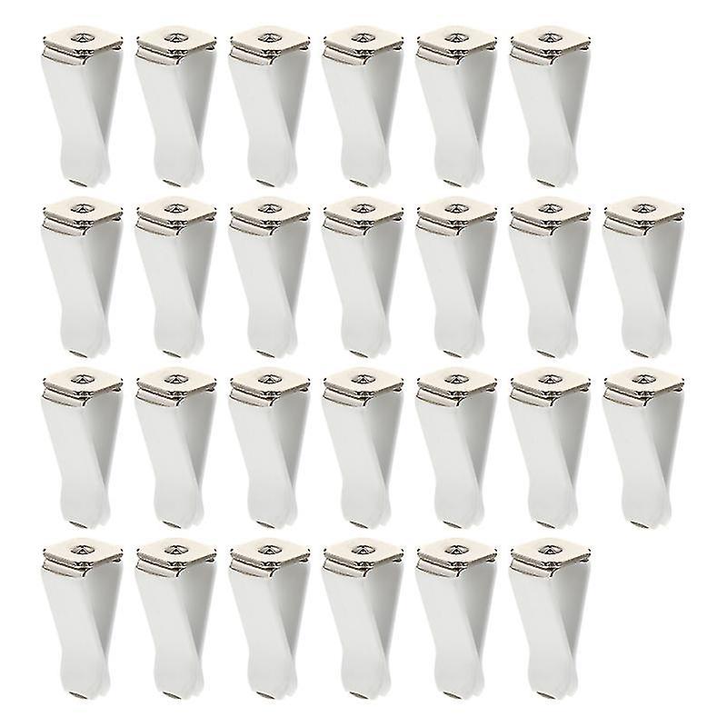 3X1.4cmホワイトトラベルボトル&コンテナ40pcsクリエイティブカー芳香剤カーパフュームディフューザークリップ