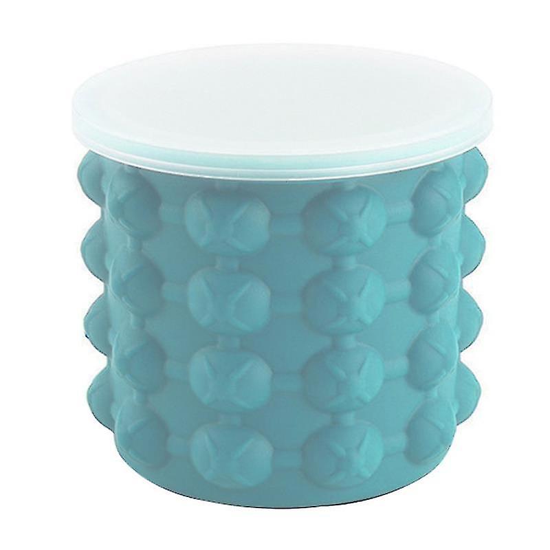Silicone Ice Cube Maker Ice Cube Mold Tray Portable Bucket Wine Ice Cooler Beer Cabinet Kitchen Tools Drinking Whiskey Freeze