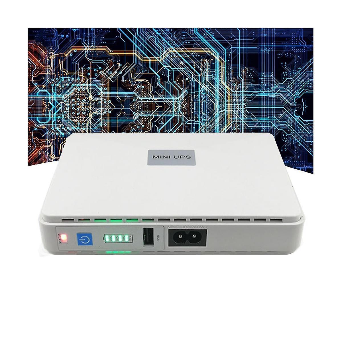 5V 9V 12V Uninterruptible Power Supply Mini UPS POE 15V 24V Battery Backup Capacity for WiFi Router