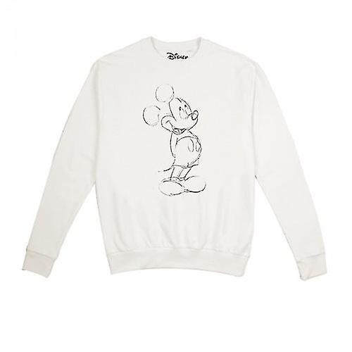Disney Womens/Ladies Mickey Mouse Sketch Sweatshirt
