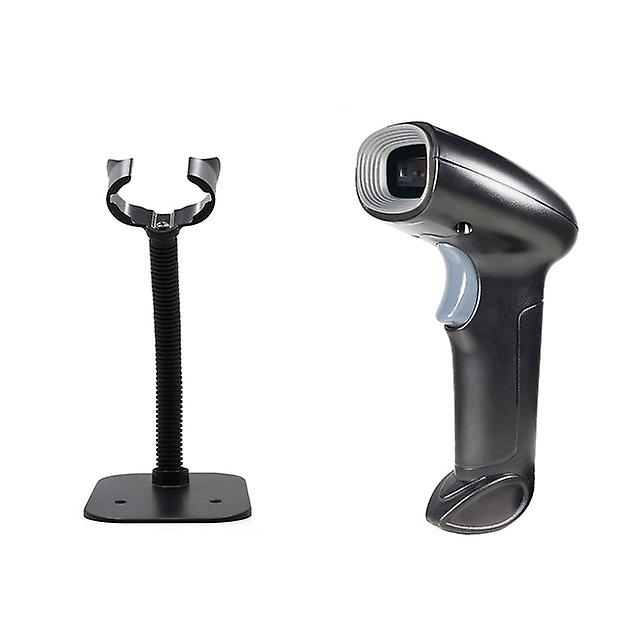 Usb Barcode Scanner 1d Handheld Wired Bar Code Reader With Stand Support Paper Code Compatible With Windows Android Linux System
